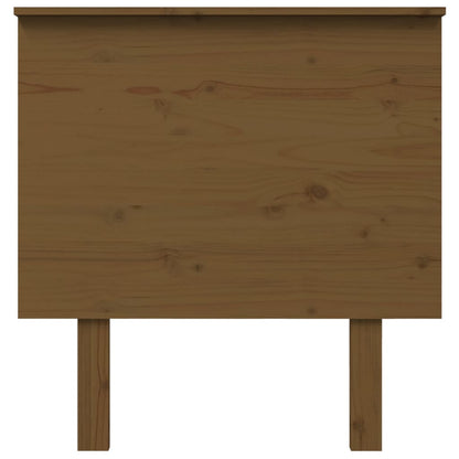 Hoofdbord 79X6X82,5 Cm Massief Grenenhout 79 x 82.5 cm Honingbruin