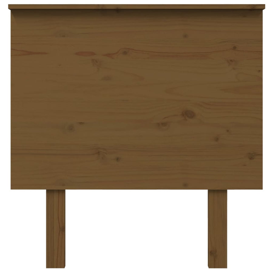 Hoofdbord 79X6X82,5 Cm Massief Grenenhout 79 x 82.5 cm Honingbruin