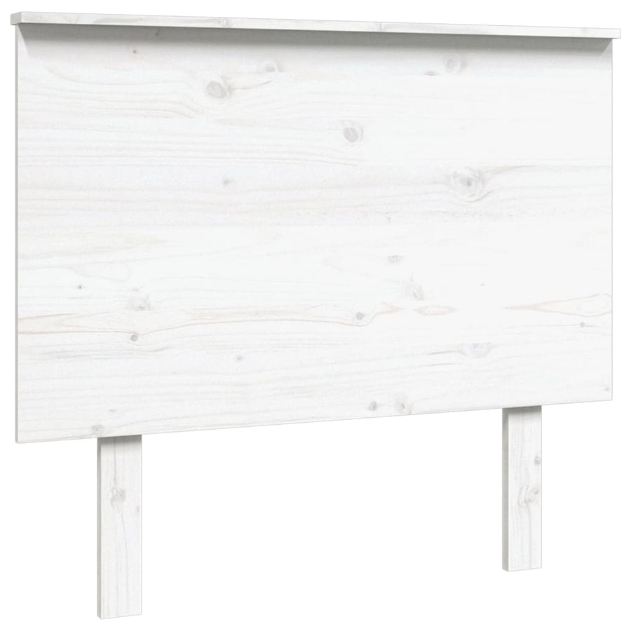 Hoofdbord 94X6X82,5 Cm Massief Grenenhout 94 x 82.5 cm Wit