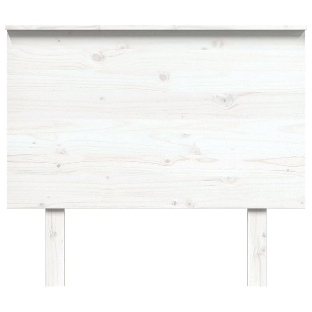 Hoofdbord 94X6X82,5 Cm Massief Grenenhout 94 x 82.5 cm Wit