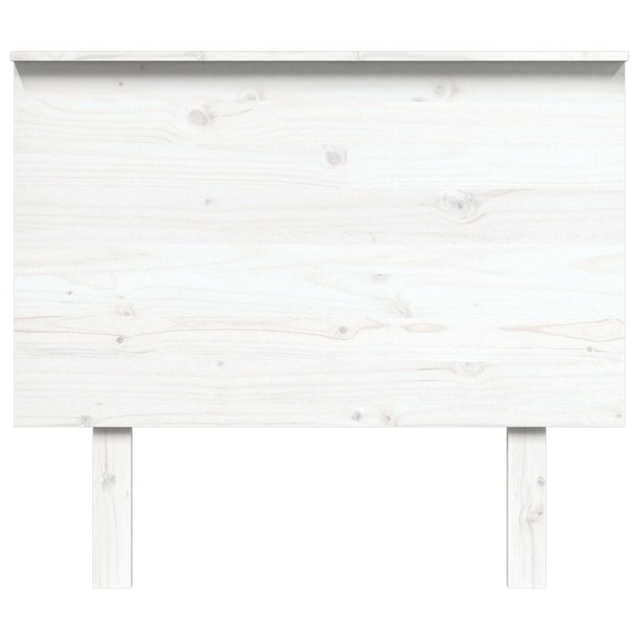 Hoofdbord 94X6X82,5 Cm Massief Grenenhout 94 x 82.5 cm Wit