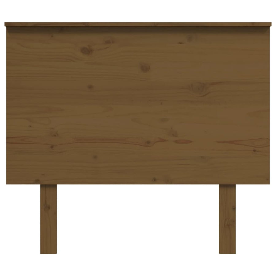 Hoofdbord 94X6X82,5 Cm Massief Grenenhout 94 x 82.5 cm Honingbruin