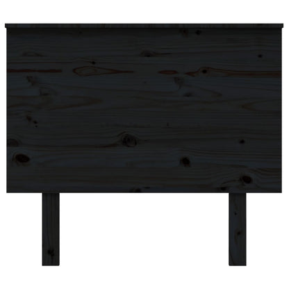 Hoofdbord 94X6X82,5 Cm Massief Grenenhout 94 x 82.5 cm Zwart