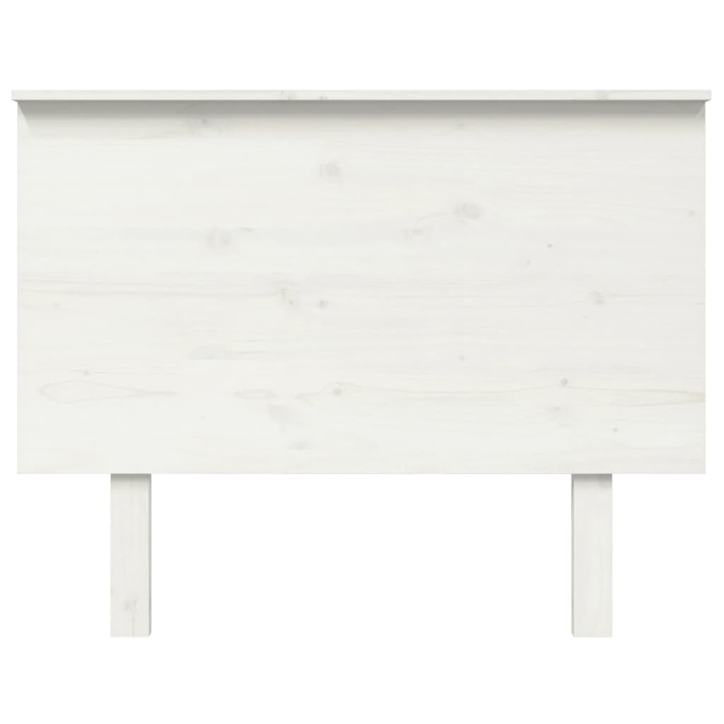 Hoofdbord 104x6x82,5 cm massief grenenhout wit 104 x 82.5 cm Wit