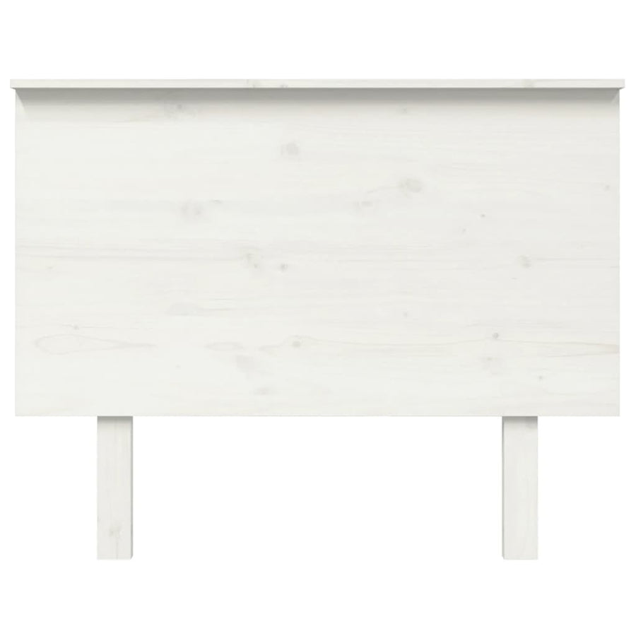 Hoofdbord 104x6x82,5 cm massief grenenhout wit 104 x 82.5 cm Wit