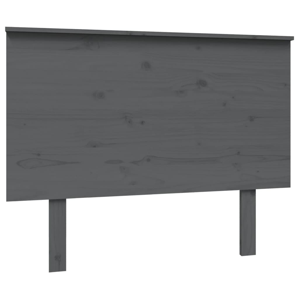 Hoofdbord 04X6X82,5 Cm Massief Grenenhout 104 x 82.5 cm Grijs
