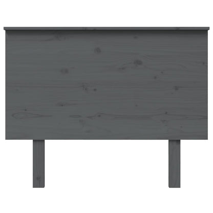 Hoofdbord 04X6X82,5 Cm Massief Grenenhout 104 x 82.5 cm Grijs