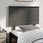 Headboard 104x6x82.5 cm solid pine wood grey