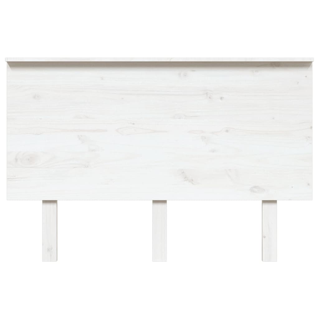 Hoofdbord 24X6X82,5 Cm Massief Grenenhout 124 x 82.5 cm Wit