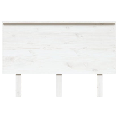 Hoofdbord 24X6X82,5 Cm Massief Grenenhout 124 x 82.5 cm Wit