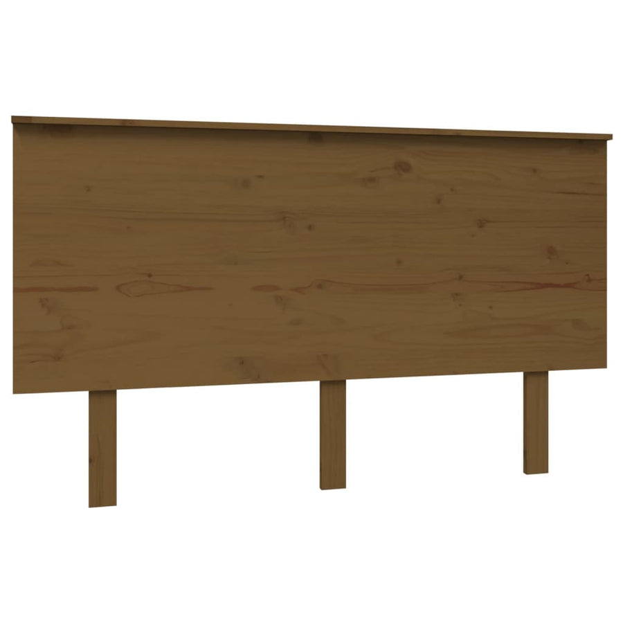 Hoofdbord 39X6X82,5 Cm Massief Grenenhout 139 x 82.5 cm Honingbruin