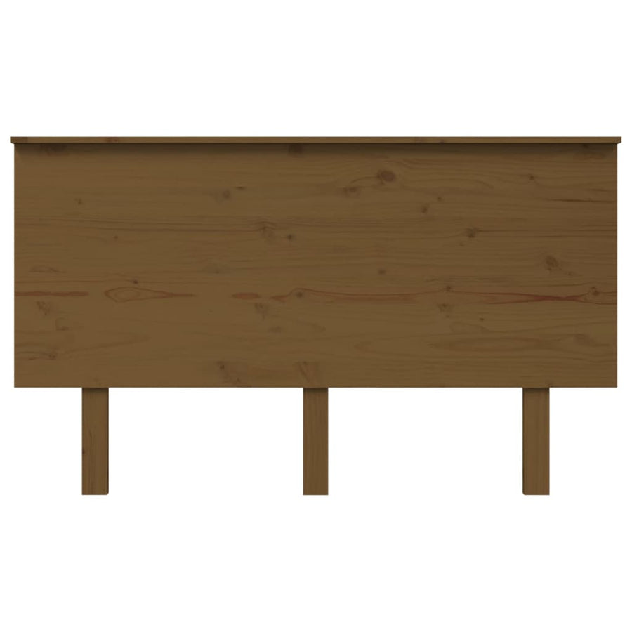 Hoofdbord 39X6X82,5 Cm Massief Grenenhout 139 x 82.5 cm Honingbruin