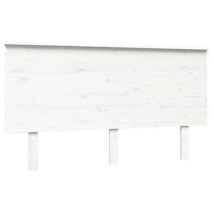 Hoofdbord 44X6X82,5 Cm Massief Grenenhout 144 x 82.5 cm Wit