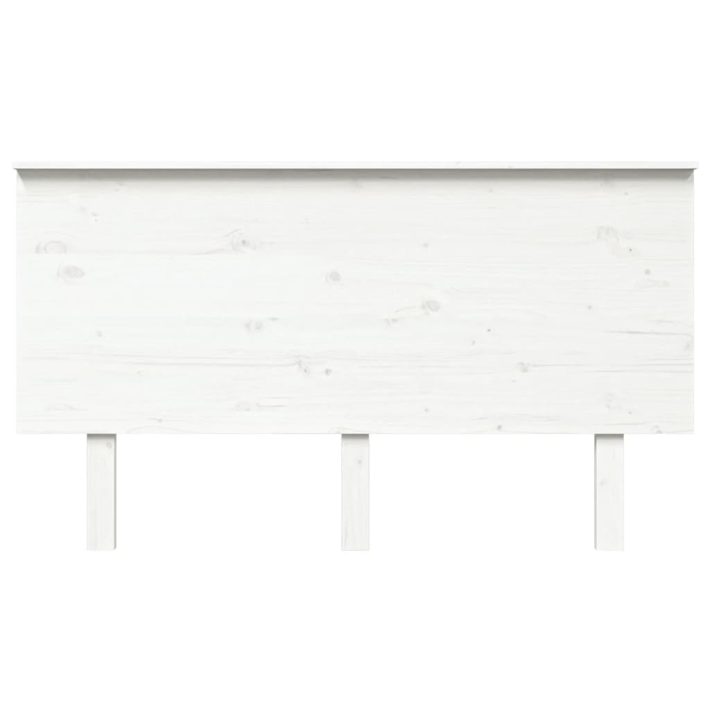 Hoofdbord 44X6X82,5 Cm Massief Grenenhout 144 x 82.5 cm Wit