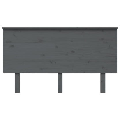 Hoofdbord 44X6X82,5 Cm Massief Grenenhout 144 x 82.5 cm Grijs