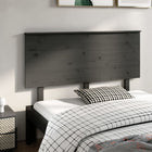 Headboard 144x6x82.5 cm solid pine wood grey