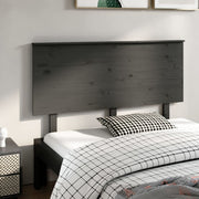 Hoofdbord 144x6x82,5 cm massief grenenhout grijs