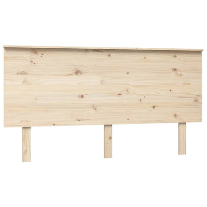Hoofdbord 54X6X82,5 Cm Massief Grenenhout 154 x 82.5 cm Naturel