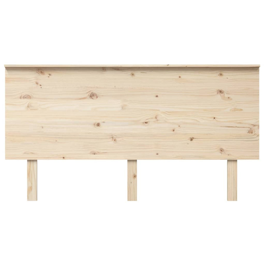 Hoofdbord 54X6X82,5 Cm Massief Grenenhout 154 x 82.5 cm Naturel