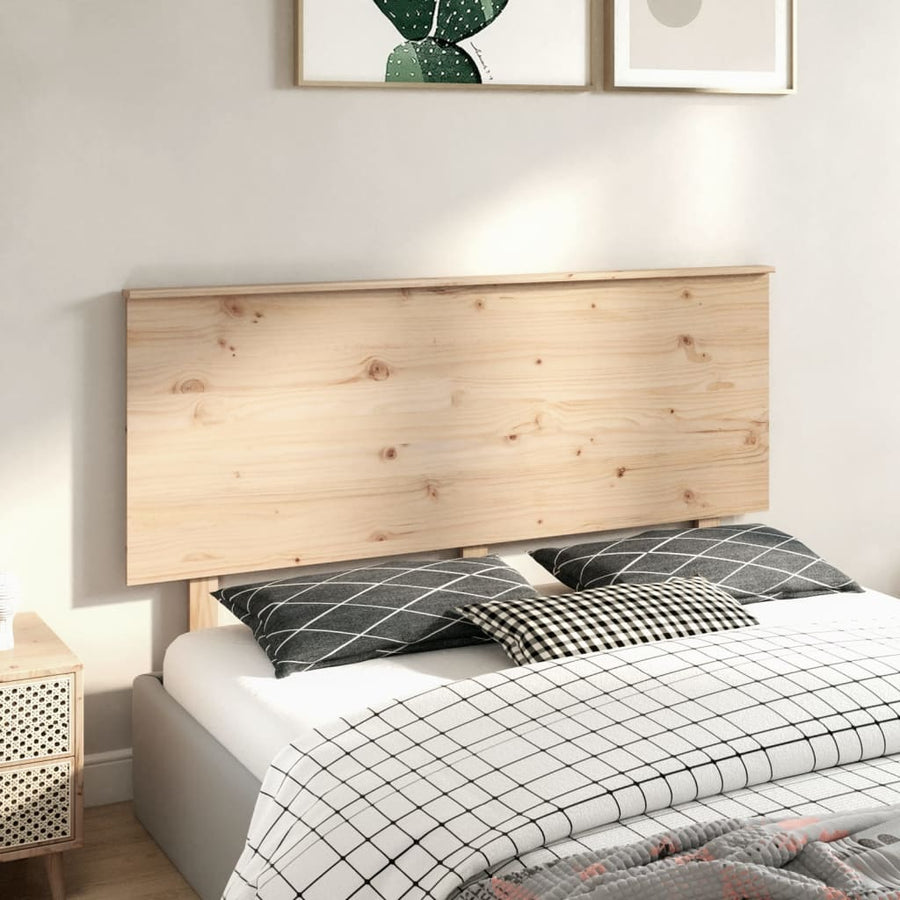 Hoofdbord 54X6X82,5 Cm Massief Grenenhout 154 x 82.5 cm Naturel