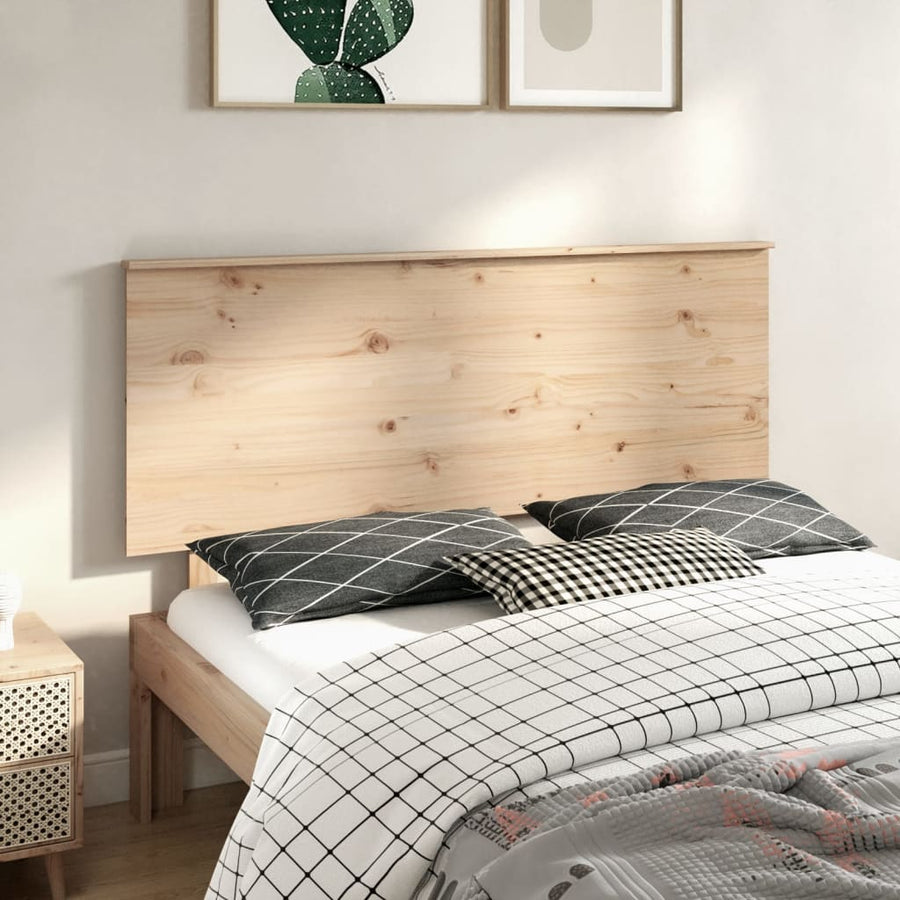 Hoofdbord 54X6X82,5 Cm Massief Grenenhout 154 x 82.5 cm Naturel