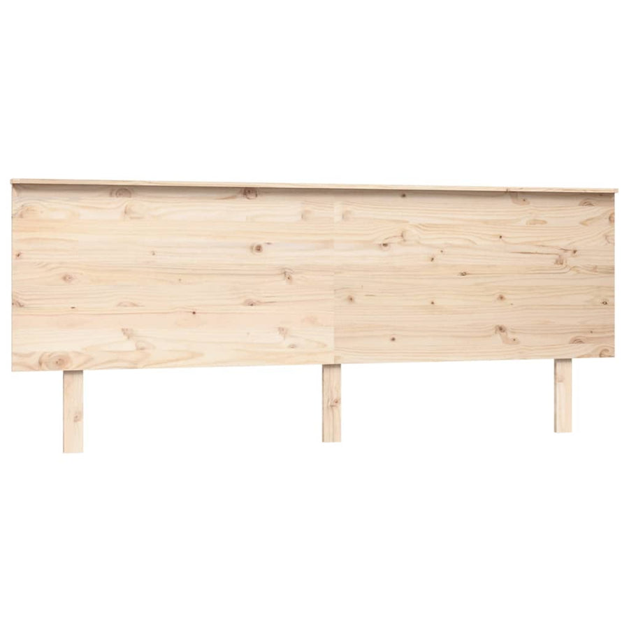 Hoofdbord 204X6X82,5 Cm Massief Grenenhout 204 x 82.5 cm Naturel