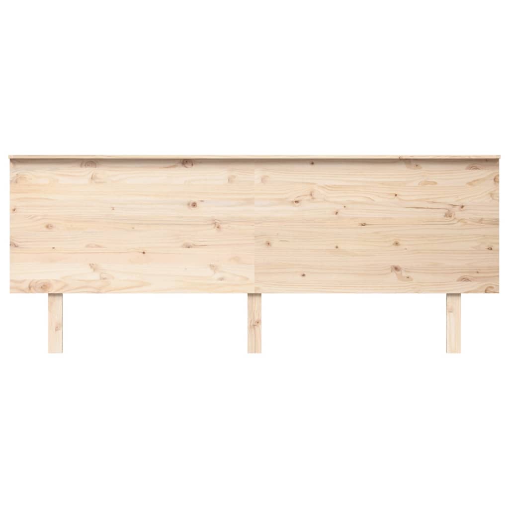 Hoofdbord 204X6X82,5 Cm Massief Grenenhout 204 x 82.5 cm Naturel