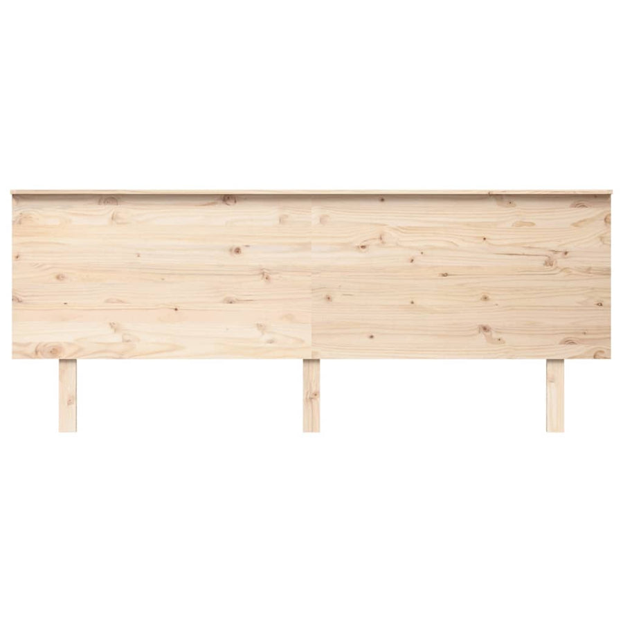 Hoofdbord 204X6X82,5 Cm Massief Grenenhout 204 x 82.5 cm Naturel