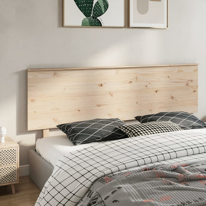 Hoofdbord 204X6X82,5 Cm Massief Grenenhout 204 x 82.5 cm Naturel