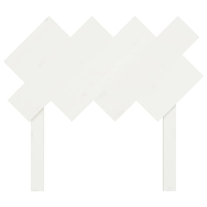 Hoofdbord 92X3X81 Cm Massief Grenenhout Wit