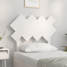 Hoofdbord 92X3X81 Cm Massief Grenenhout Wit