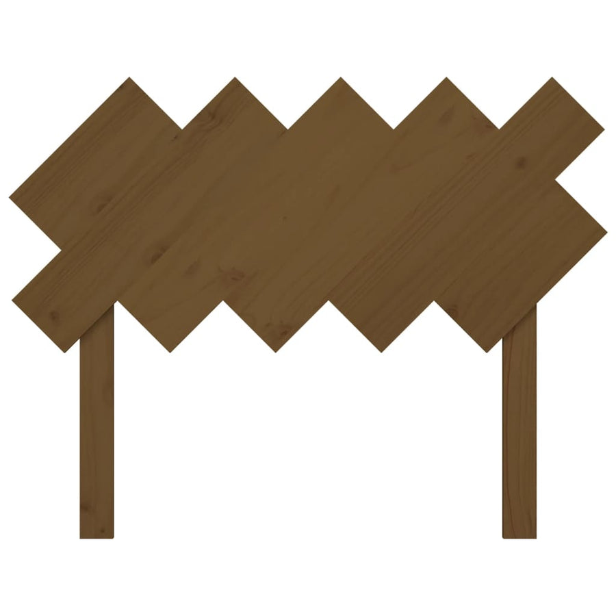 Hoofdbord 104X3X80,5 Cm Massief Grenenhout Honingbruin