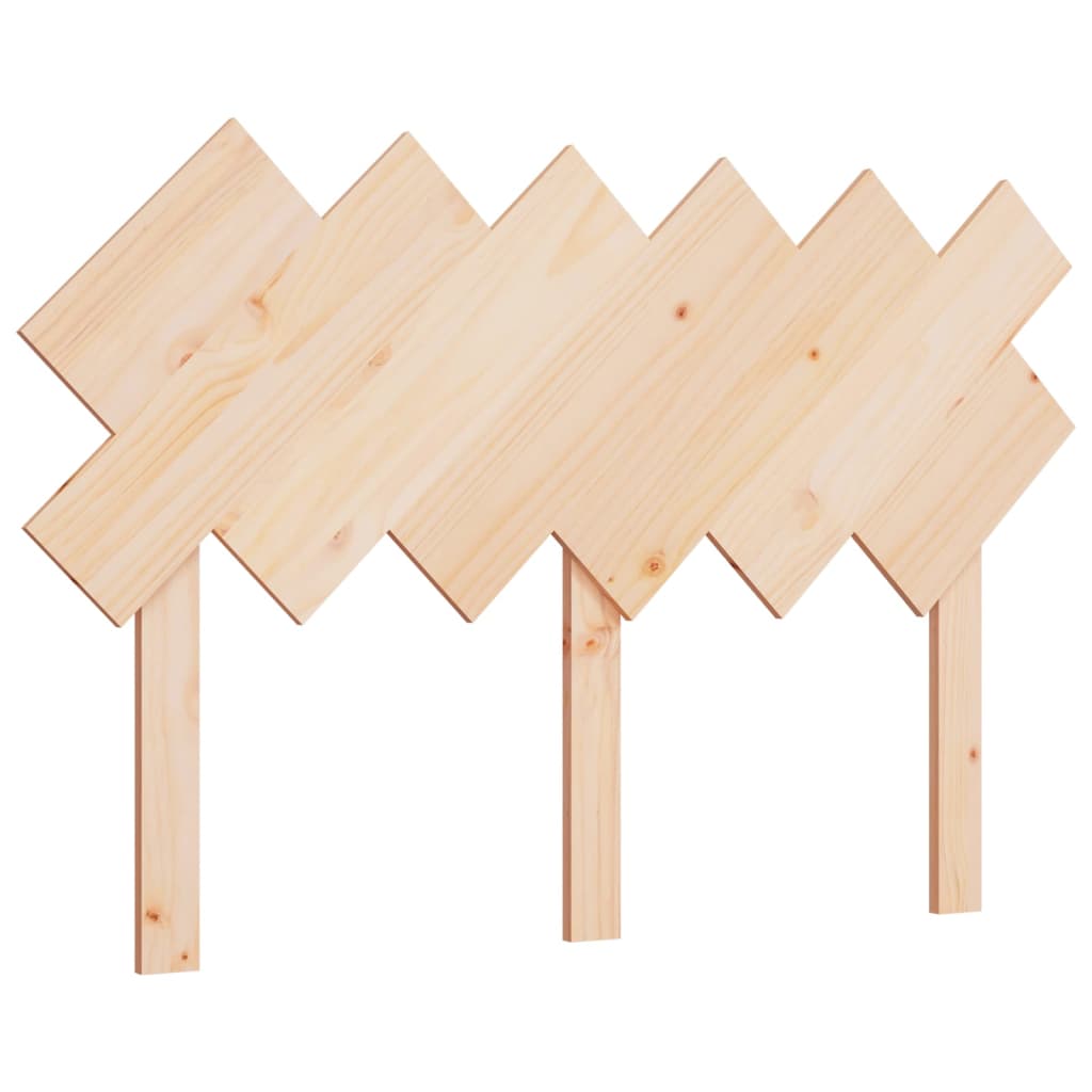 Hoofdbord 122,5X3X80,5 Cm Massief Grenenhout
