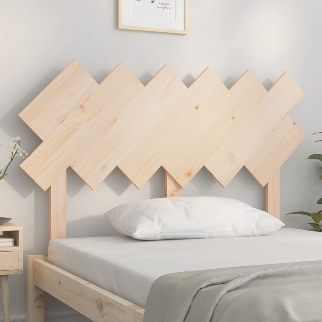 Hoofdbord 122,5X3X80,5 Cm Massief Grenenhout