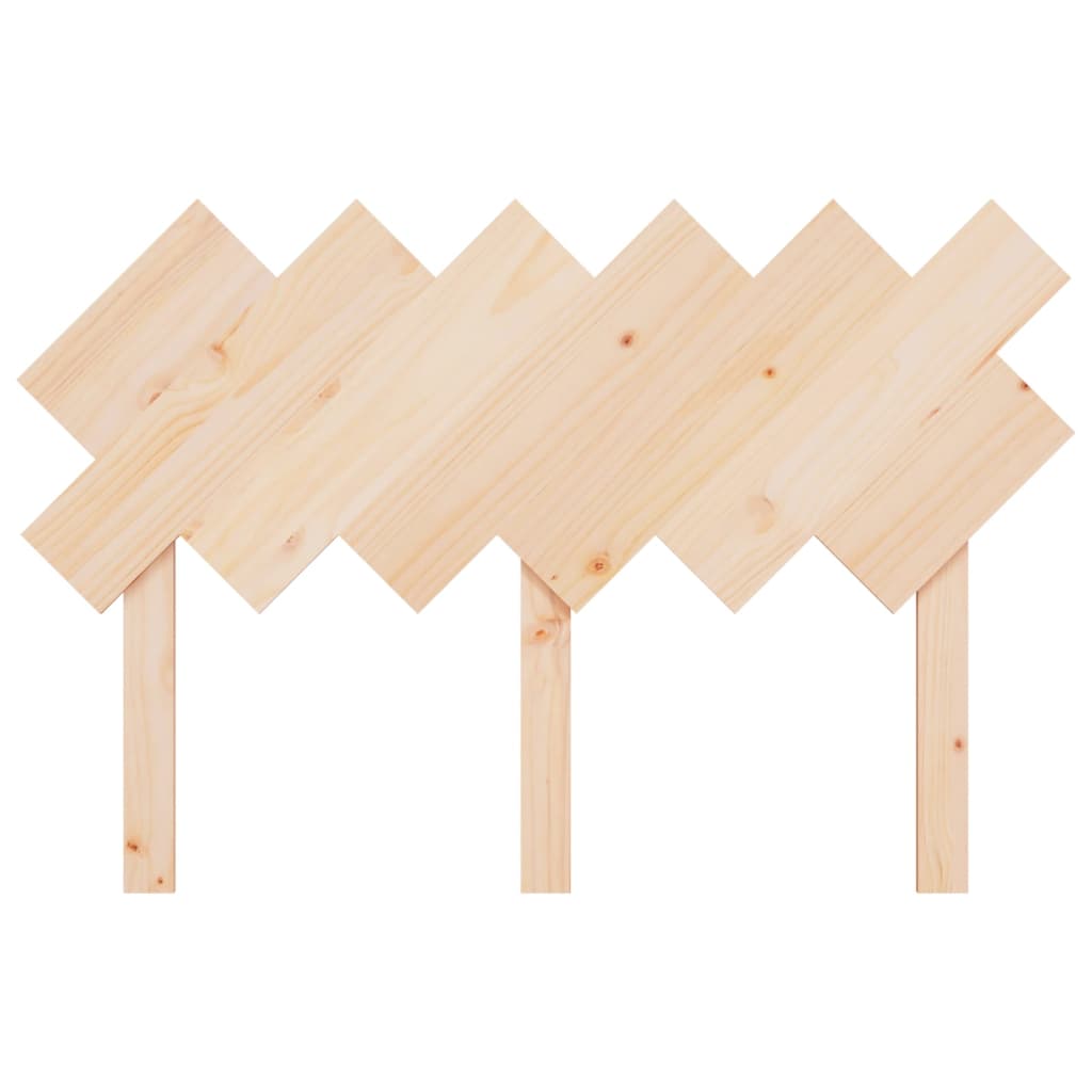 Hoofdbord 122,5X3X80,5 Cm Massief Grenenhout