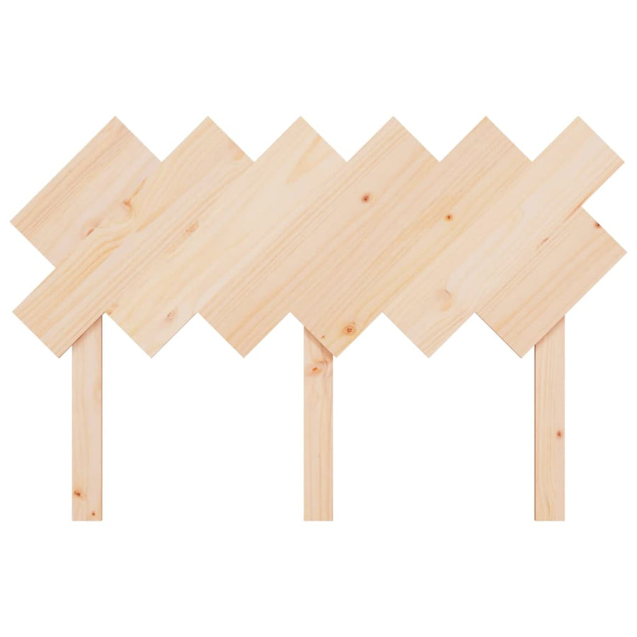 Hoofdbord 122,5X3X80,5 Cm Massief Grenenhout