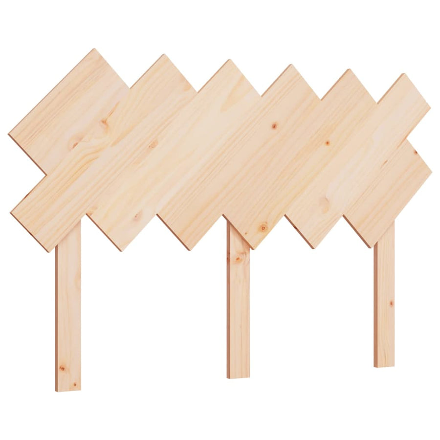 Hoofdbord 132X3X81 Cm Massief Grenenhout