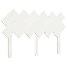 Hoofdbord 132X3X81 Cm Massief Grenenhout Wit