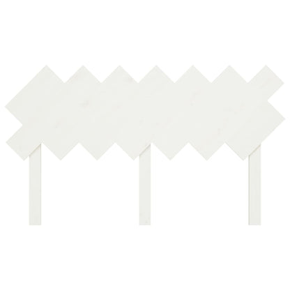 Hoofdbord 141X3X80,5 Cm Massief Grenenhout Wit