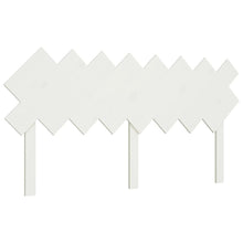 Hoofdbord 159,5X3X80,5 Cm Massief Grenenhout Wit