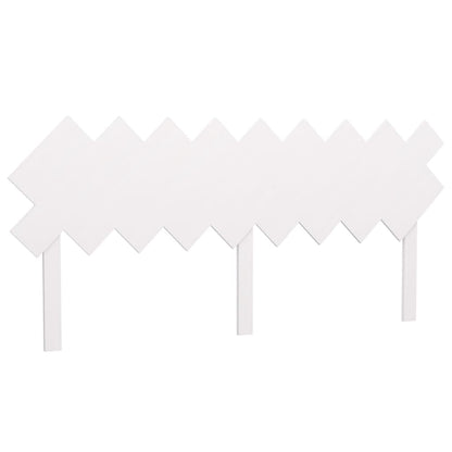 Hoofdbord 178X3X80,5 Cm Massief Grenenhout Wit
