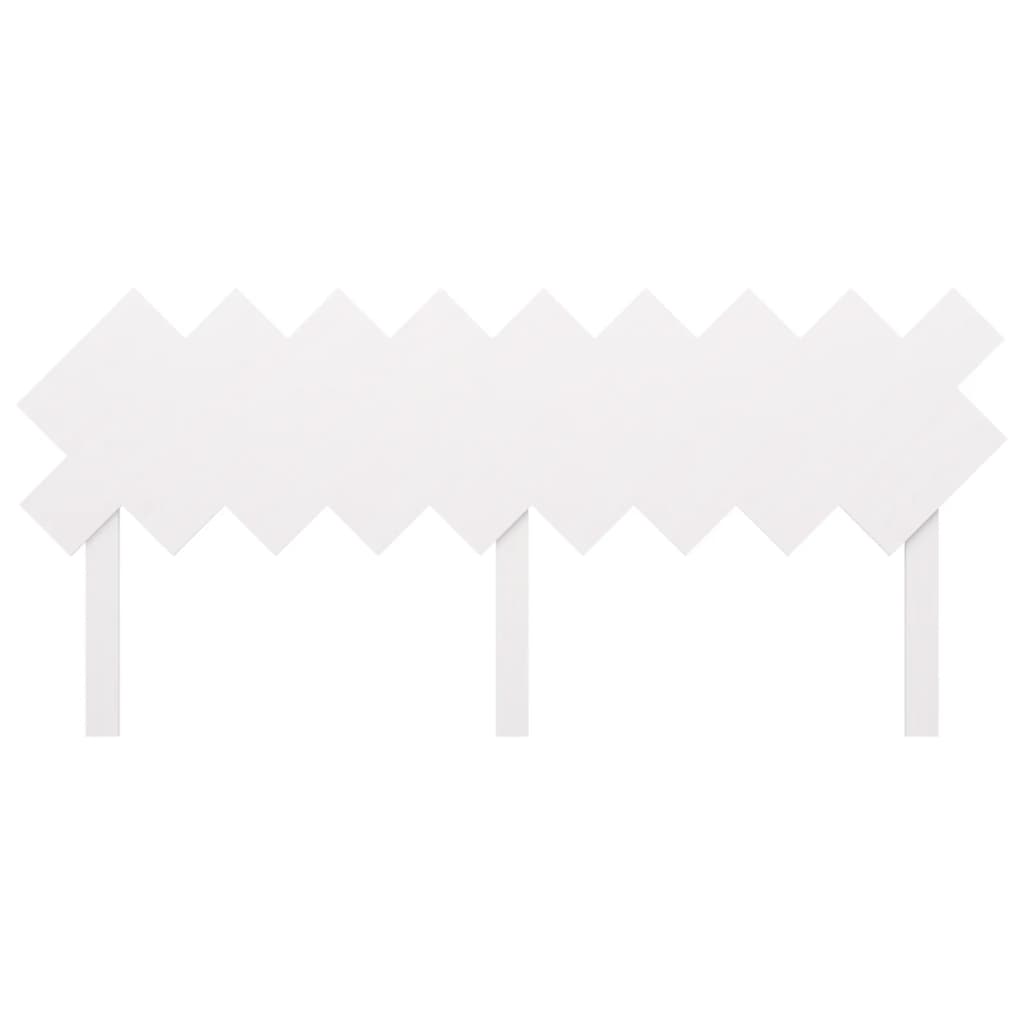 Hoofdbord 178X3X80,5 Cm Massief Grenenhout Wit