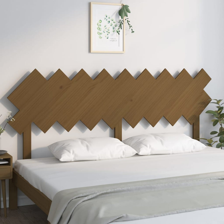 Hoofdbord 178X3X80,5 Cm Massief Grenenhout Honingbruin