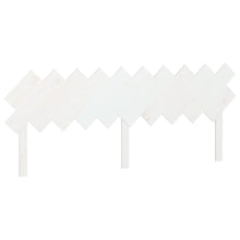 Hoofdbord 196X3X80,5 Cm Massief Grenenhout Wit