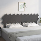 Headboard 196x3x80.5 cm solid pine grey