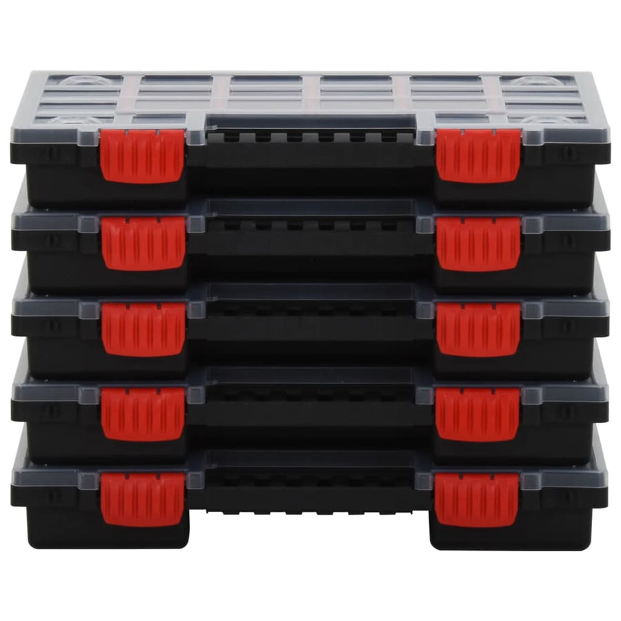 Assortimentsdozen 5 St 34,5X25X5 Cm Polypropeen 15 verdelers
