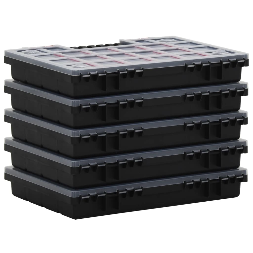 Assortimentsdozen 5 St 34,5X25X5 Cm Polypropeen 15 verdelers