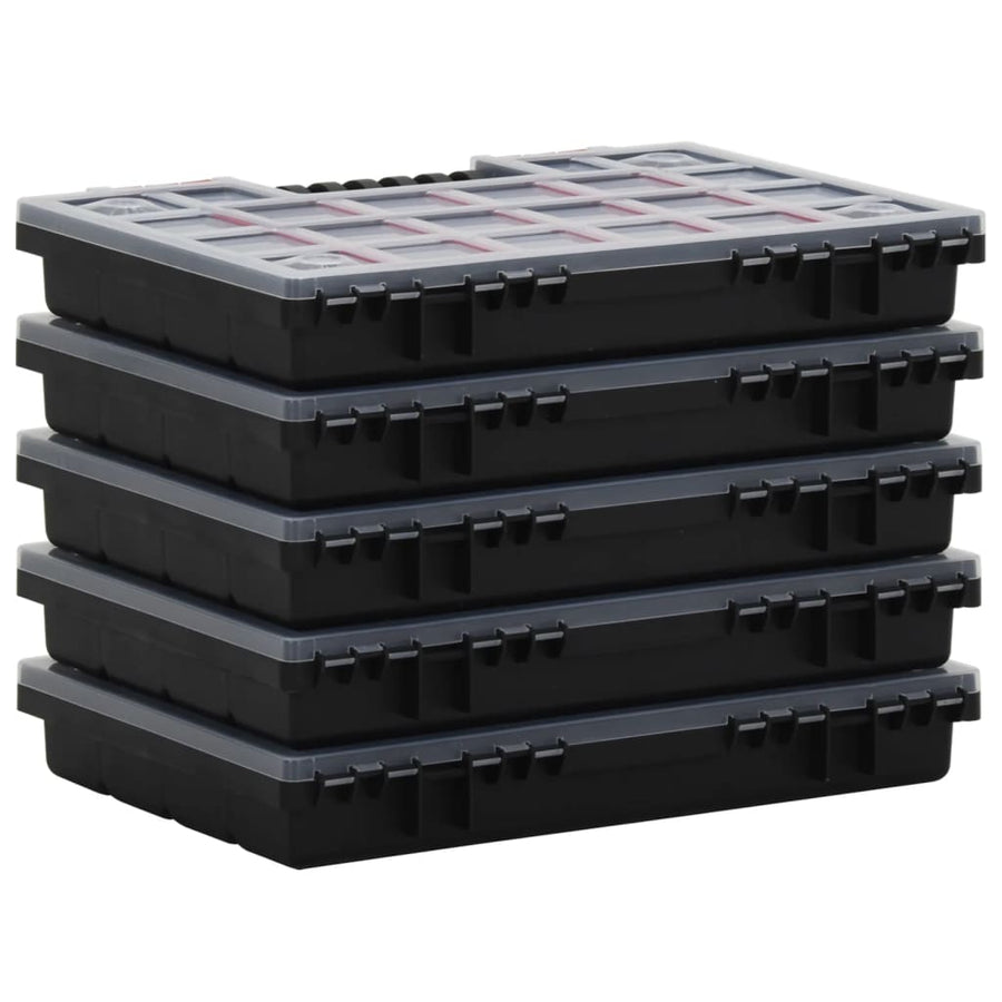 Assortimentsdozen 5 St 34,5X25X5 Cm Polypropeen 15 verdelers