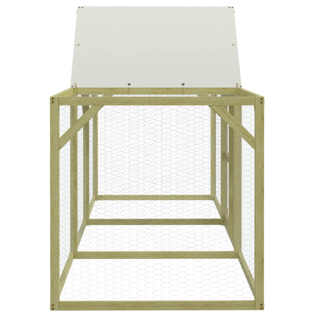 Kippenhok Geïmpregneerd Massief Grenenhout 300 x 100 x 150 cm