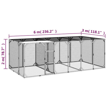 Kippenhok Geïmpregneerd Massief Grenenhout 600 x 300 x 200 cm